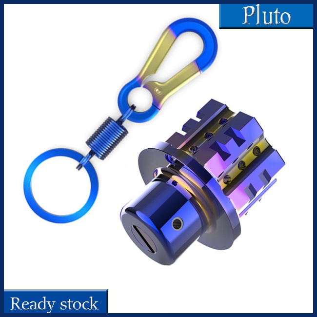 Mới Bộ Phụ Kiện Chìa Khóa + Đầu Chìa Khóa Bằng Titan Cnc