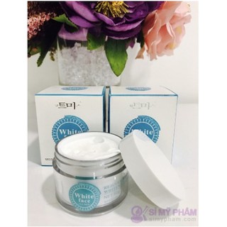 Combo 2 kem kích dưỡng trắng da mặt, chống nắng White Face SPF50 - 50gr
