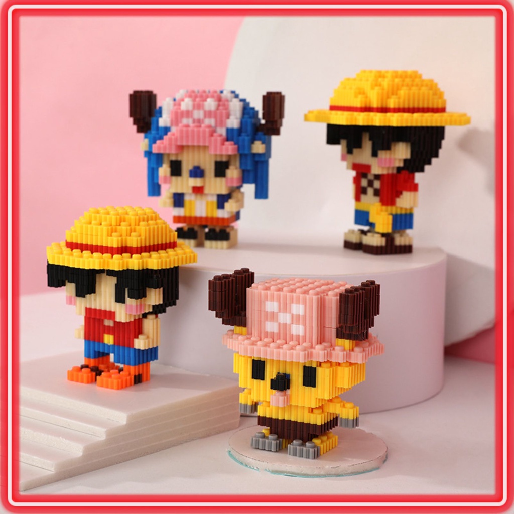 Đồ chơi mô hình lắp ráp 3D mini các nhân vật hoạt hình ironman,ninjago,minecraft,robot,Naruto,khủng long,bearbrick