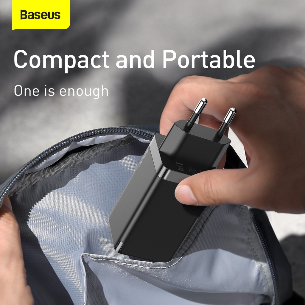 Bộ sạc nhanh đa năng Baseus GaN2 PRO Travel Quick Charger 65W dùng cho Laptop và điện thoại