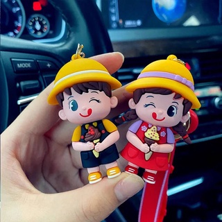 Móc khóa hình cây kem dễ thương dành cho cặp đôi