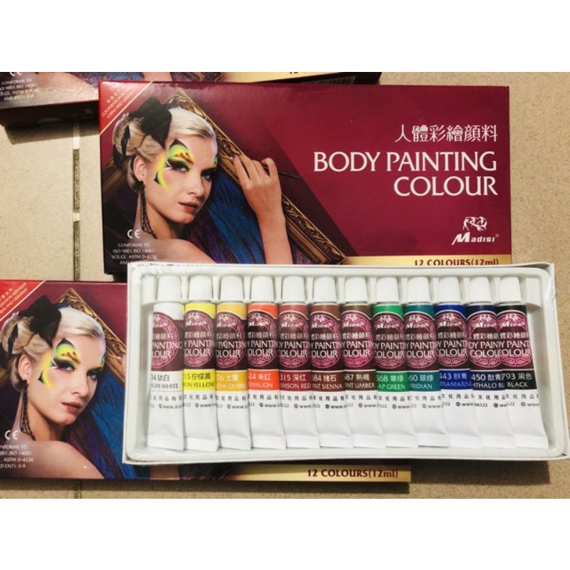 Màu vẽ cơ thể, Body painting colour-Dụng cụ vẽ Thành công