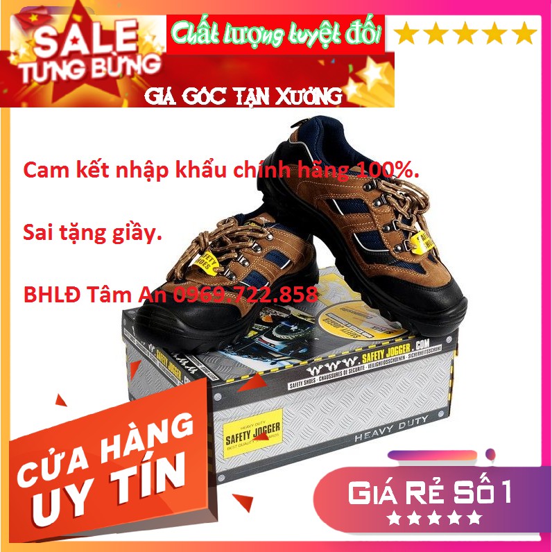 GIẦY BẢO HỘ LAO ĐỘNG SAFETY JOGGER X2020P, CHỐNG ĐINH, CHỐNG TRƠN TRƯỢT, CHỐNG NƯỚC, DẦU, AXIT, CHỐNG VA ĐẬP