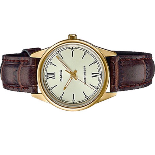 Đồng hồ nữ dây da Casio Anh Khuê LTP-V005GL-9BUDF