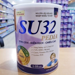 Sữa SU 32 Pedia 1-10 tuổi 900g