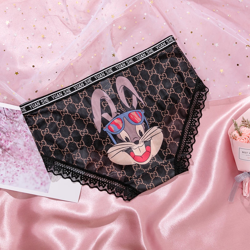 Quần Lót cotton Phối Lưới Họa Tiết Thỏ Bugs sinsqykg006.my21.6.24 Cho Nữ | BigBuy360 - bigbuy360.vn
