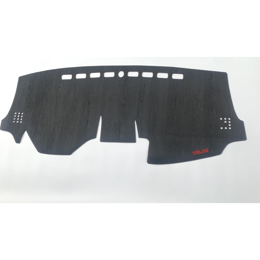 Thảm Taplo ô tô chất liệu da Vân Gỗ đen nâu cao cấp hàng dày may thiết kế theo xe