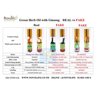Dầu Sâm Thảo Dược dạng lăn hiệu Green Herb Thái Lan