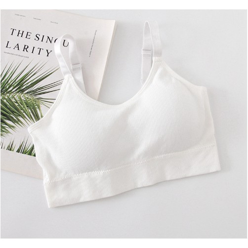 Áo bra gân tăm dây bản to cực xin