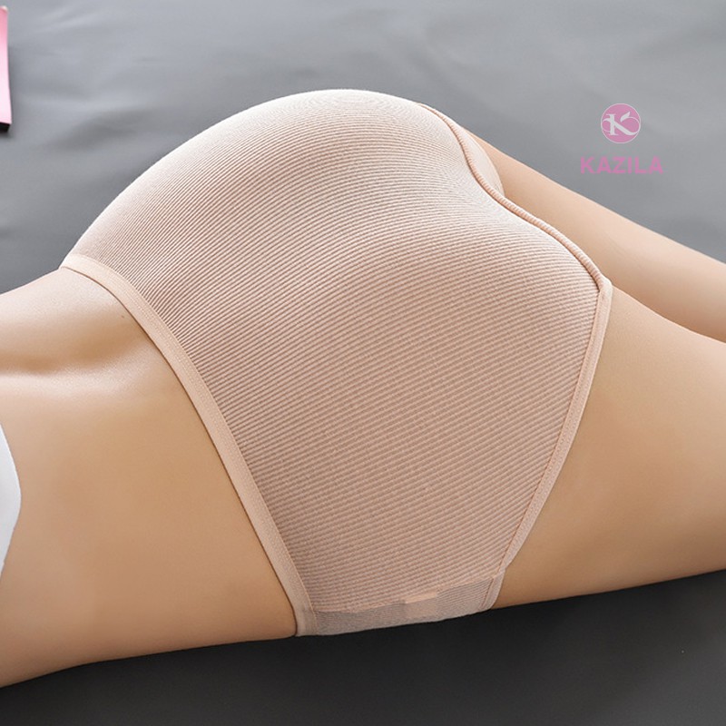 Quần lót nữ cotton cao cấp trơn kẻ sọc, quần lót cotton kháng khuẩn co giãn 4 chiều thoáng khí Kazila QLH79 | BigBuy360 - bigbuy360.vn