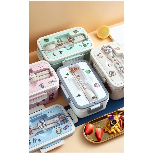 Hộp Đựng Thức Ăn Trưa Có Nắp Đậy Và Hộp Đựng Thức Ăn JP6