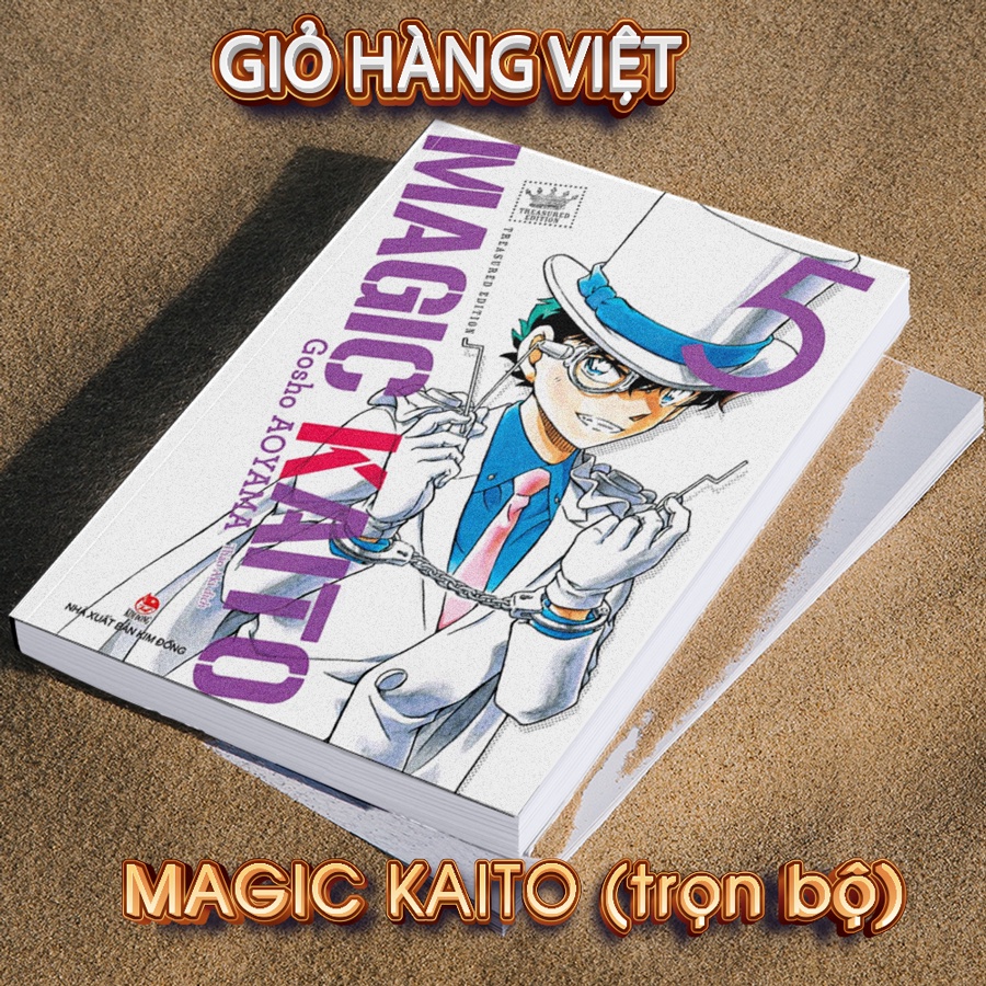 Combo truyện Magic Kaito Bộ truyện của tác giả thám tử lừng danh conan - Kim Đồng