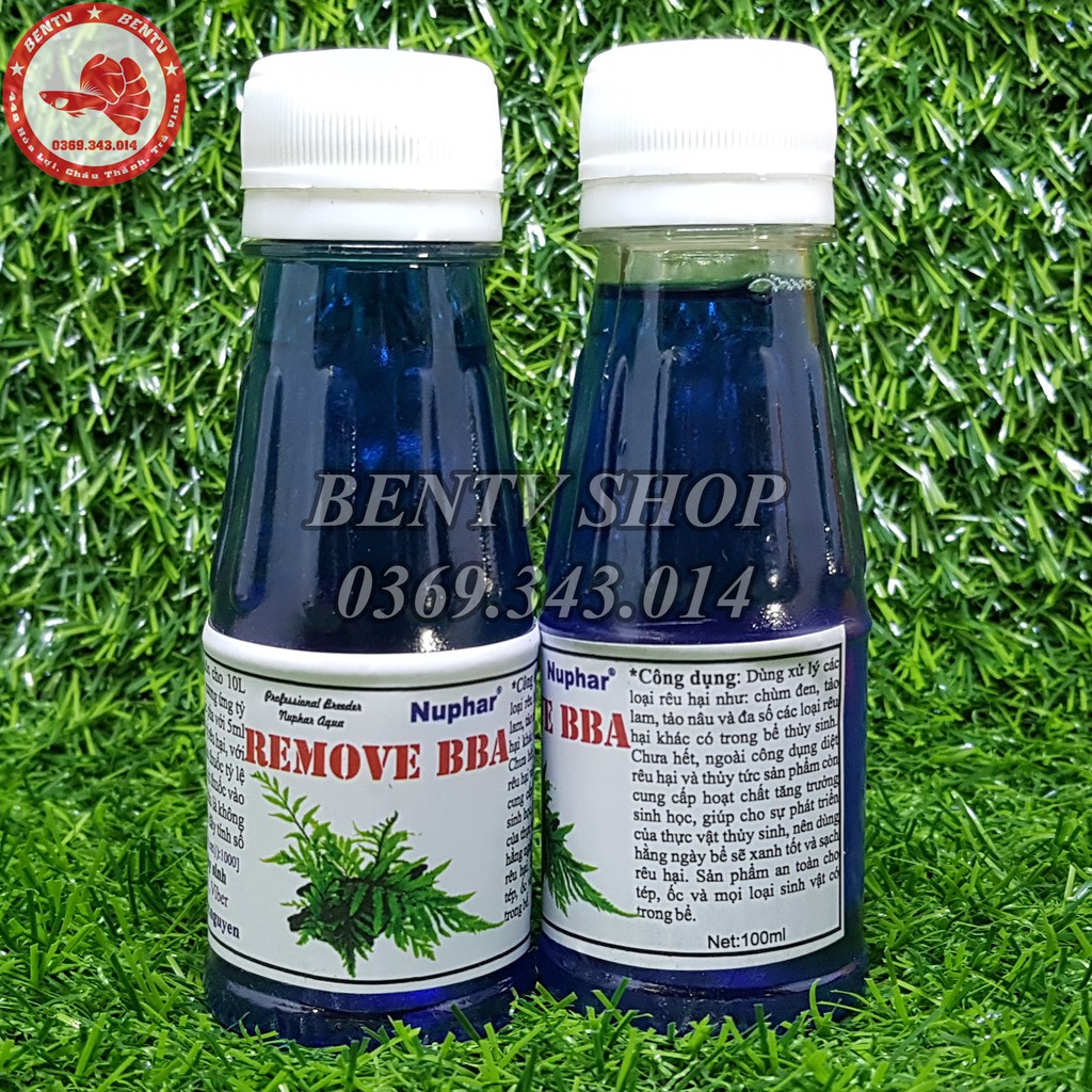 REMOVE BBA - Phòng Và Diệt Rêu Hại Trong Hồ Thủy Sinh