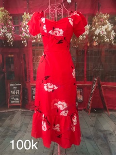 ĐẦM MAXI HOA ĐUÔI CÁ