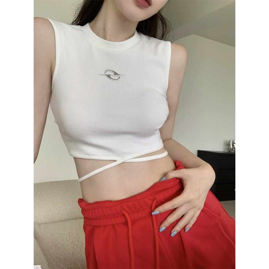 Áo Dây Cột Dây Dáng Ôm Ngắn Thời Trang Quyến Rũ 63200