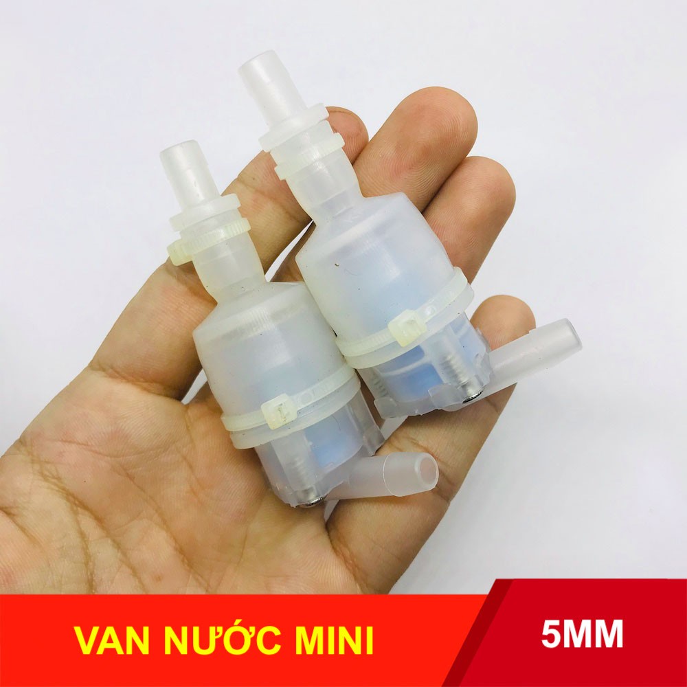 2 cái van nước một chiều mini nhựa van dừng nước - LK0088