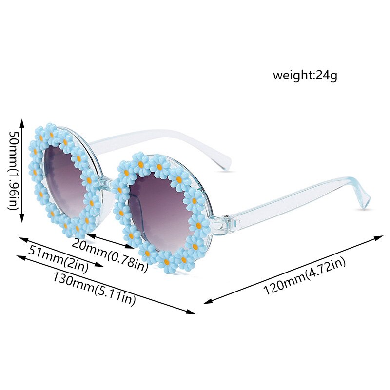 Mới Kính Mát Tròng Tròn Chống Tia UV400 Cho Bé