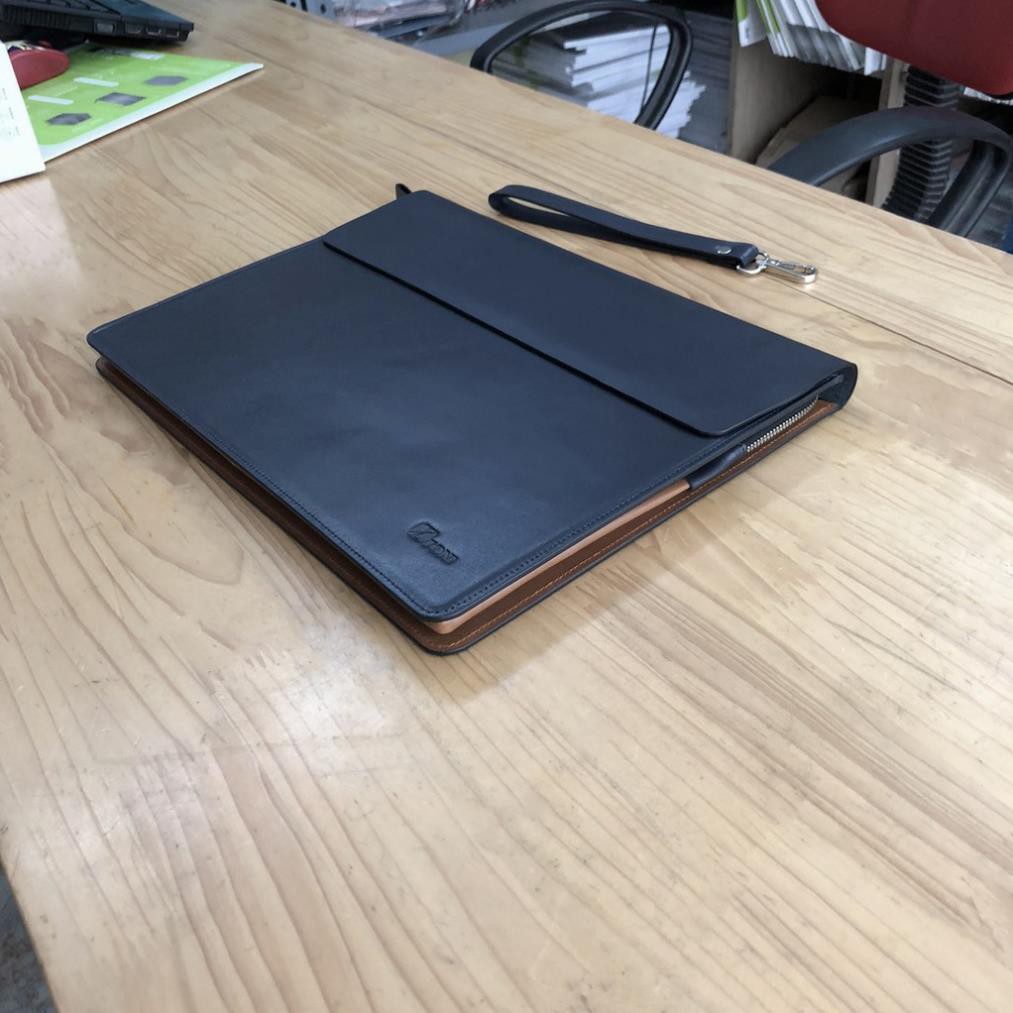 Túi da thật TONI cầm tay 13" cho Macbook, Laptop, Surface - T84 [Freeship 10k]