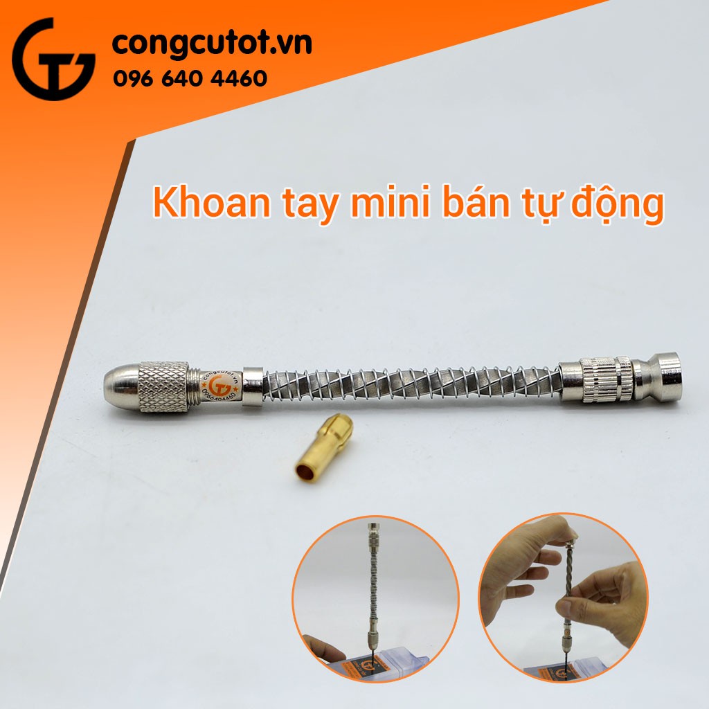 Máy khoan cầm tay tay mini bán tự động với đầu kẹp GT739