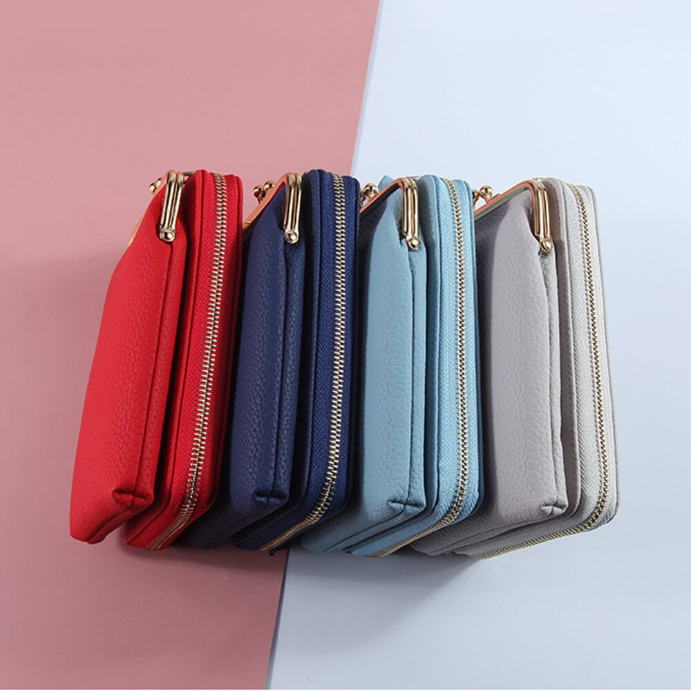 Túi Đeo Chéo Vai JASMIN NOIR Da PU Mini Sức Chứa Lớn Đựng Thẻ/Tiền Xu/Điện Thoại Tiện Lợi Khi Đi Du Lịch Cho Bạn Nữ