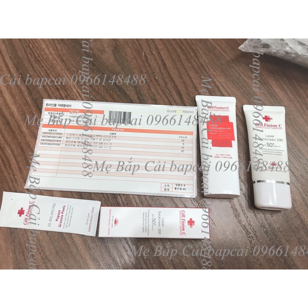 MBC-mini Kem Lót Trang Điểm Cell Fusion C Protection Skin Blemish Balm 10ml