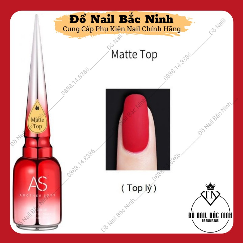 Base, Top Bóng, Top Lì, Cứng Móng AS Chai Đỏ Chính Hãng 15ml