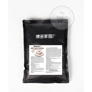 Bột kem trứng Boduo (1kg/gói) (Làm trà sữa kem trứng dừa nướng ngon ngậy béo)