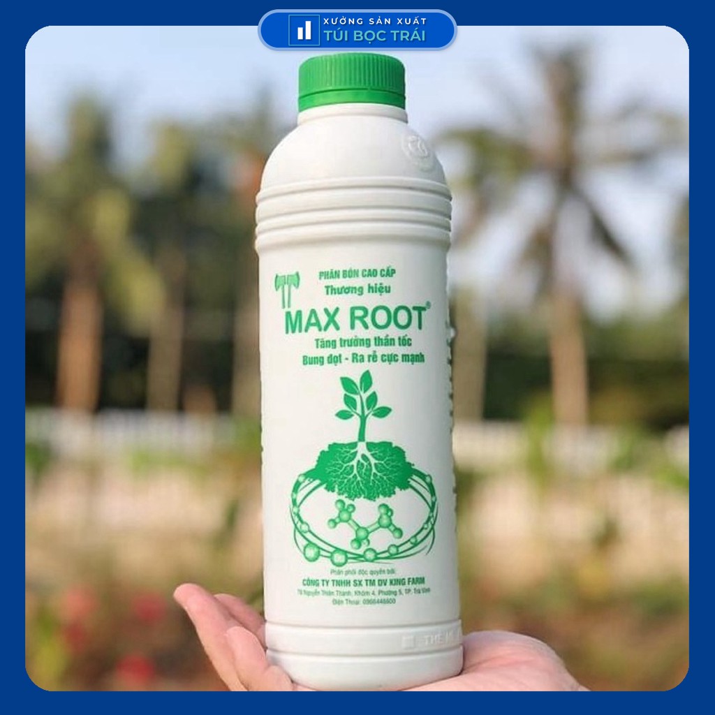 [0.5l] MAX ROOT - Kích bung đọt, kích rễ cây cực mạnh phục hồi cho cây trồng