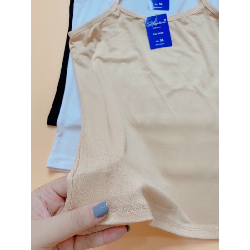 💟Áo Lót Nữ💟Cotton Dáng Dài-Áo Lá 2 Dây Mềm Mát Nhẹ Nhàng | BigBuy360 - bigbuy360.vn