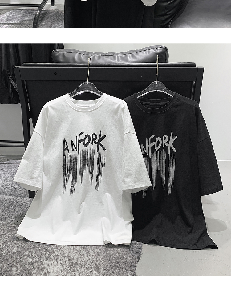 Áo Thun Nam Tay Ngắn Phong Cách Hip Hop Size M-8XL