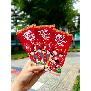 [Thanh lý giá rẻ] Combo 100 BAO LÌ XÌ mẫu mới