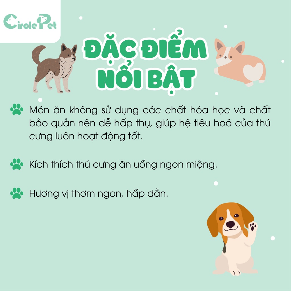 Snack Mềm Jerky Treats Cho Thú Cưng Nhiều Bị Bổ Sung Dinh Dưỡng Và Khoáng Chất Túi 100g