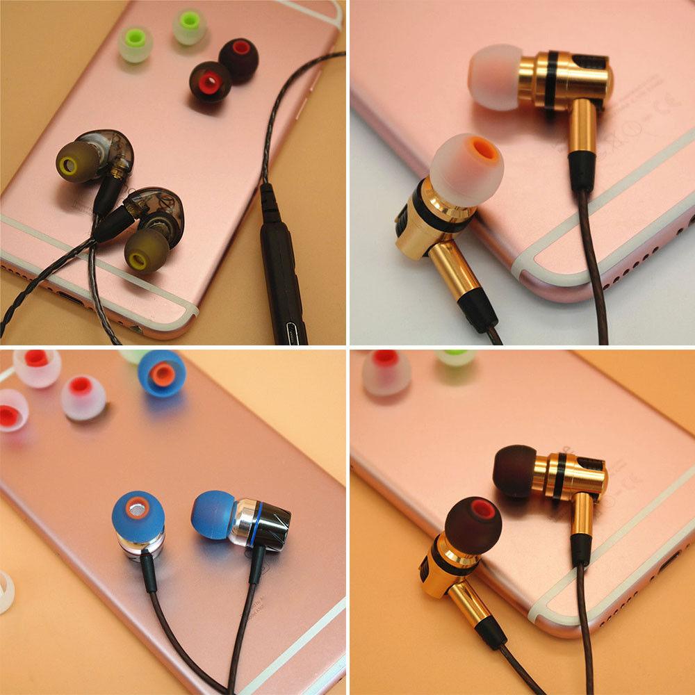GOGOUP Set 12 Nút Tai Nghe Nhét Tai Thay Thế Bằng Silicon Mềm 3.8mm