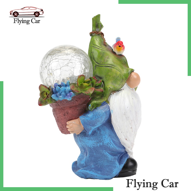 [Lzdjfmy2] Bức Tượng Nhựa Resin Năng Lượng Mặt Trời Nghệ Thuật Cho Sân Vườn Ngoài Trời