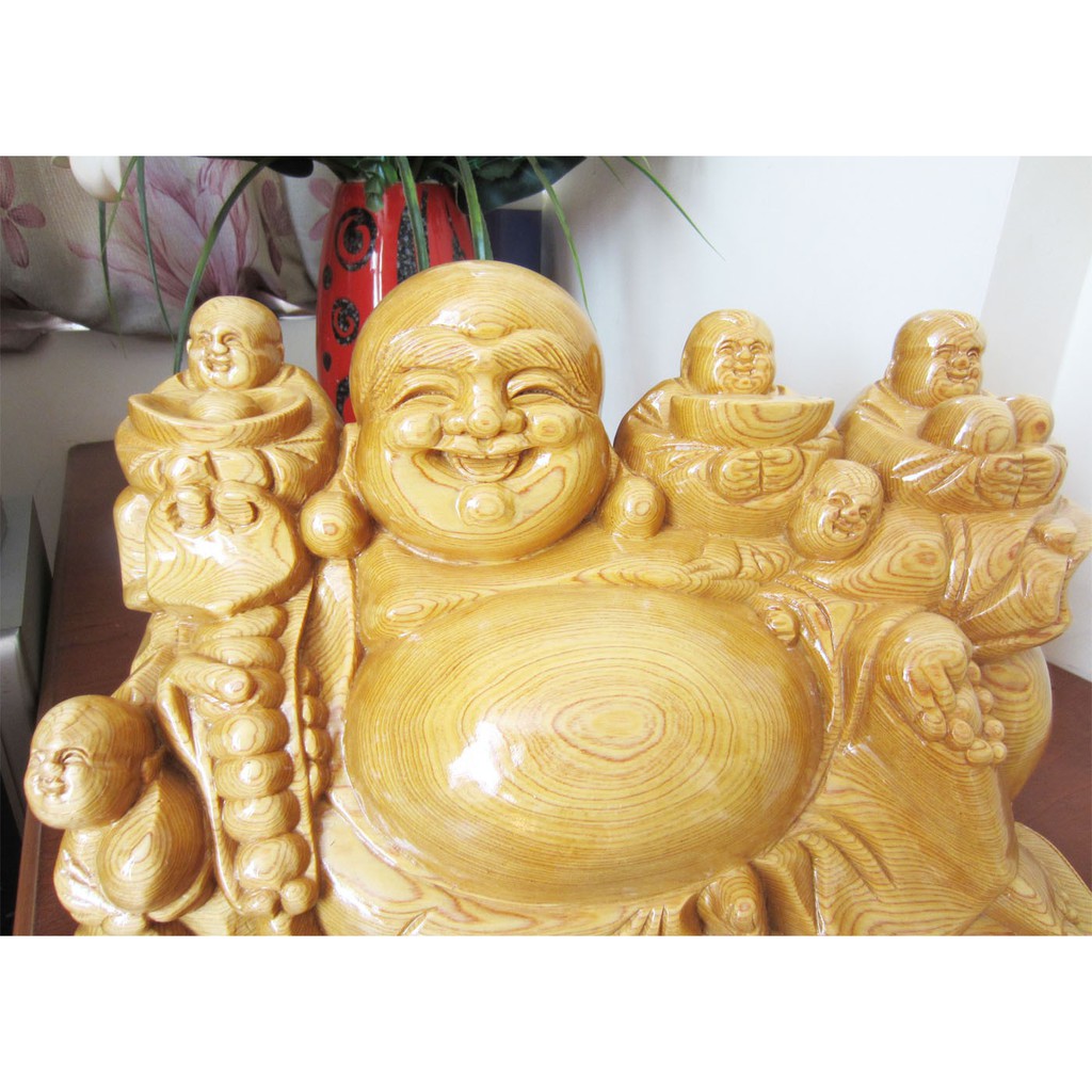 Bán tượng ngũ phúc gỗ pơ mu. Hàng đẹp loại 1