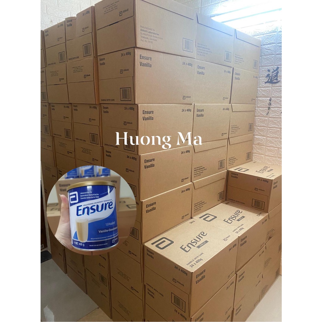 Sữa Ensure Đức Vị Vani 400g Date Mới