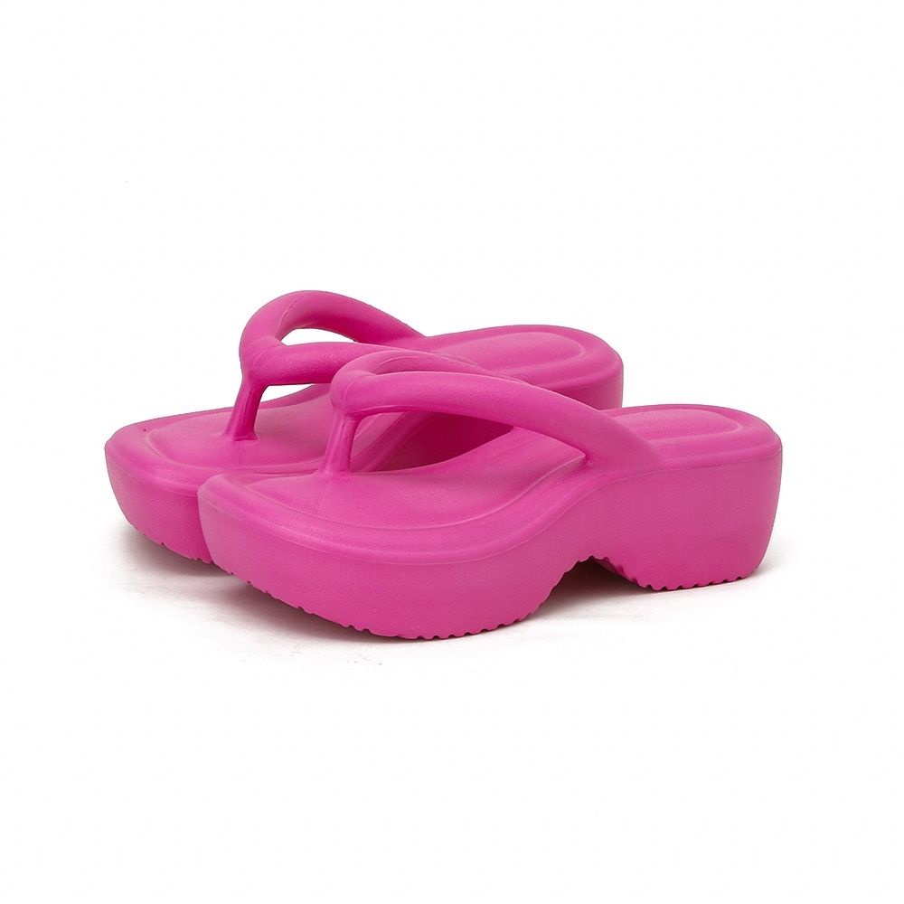 Sandal Đế Dày Mũi Vuông Thiết Kế Mới Thời Trang Dành Cho Nữ