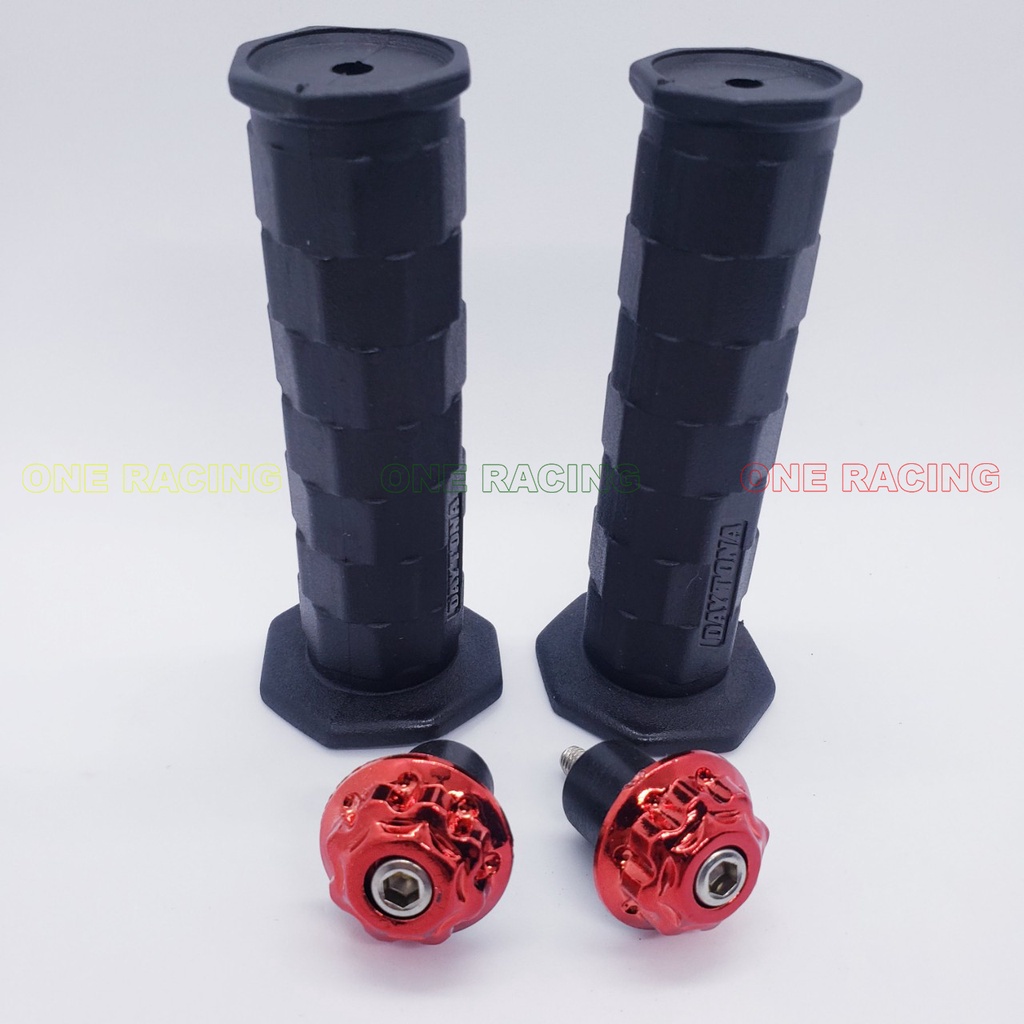 2 Bao tay daytona kèm 2 gù nhựa kiểu salaya đỏ gắn tay nắm xe máy sirius exciter vario sh winner wave...