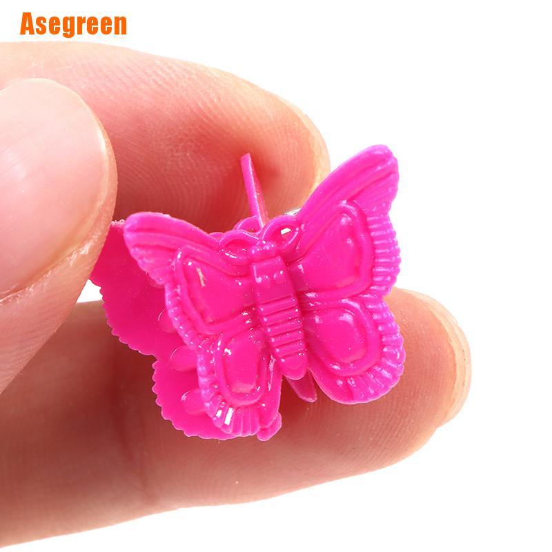 Set 20/ 50 kẹp tóc hình bướm nhiều màu sắc