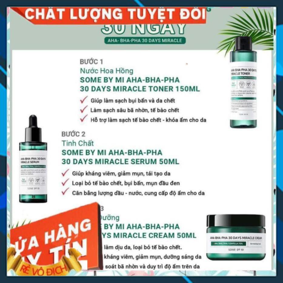 [FREESHIP]-Nước Hoa Hồng Giảm Mụn Some By Mi AHA-BHA-PHA 30 Days Miracle Toner 150ml | BigBuy360 - bigbuy360.vn