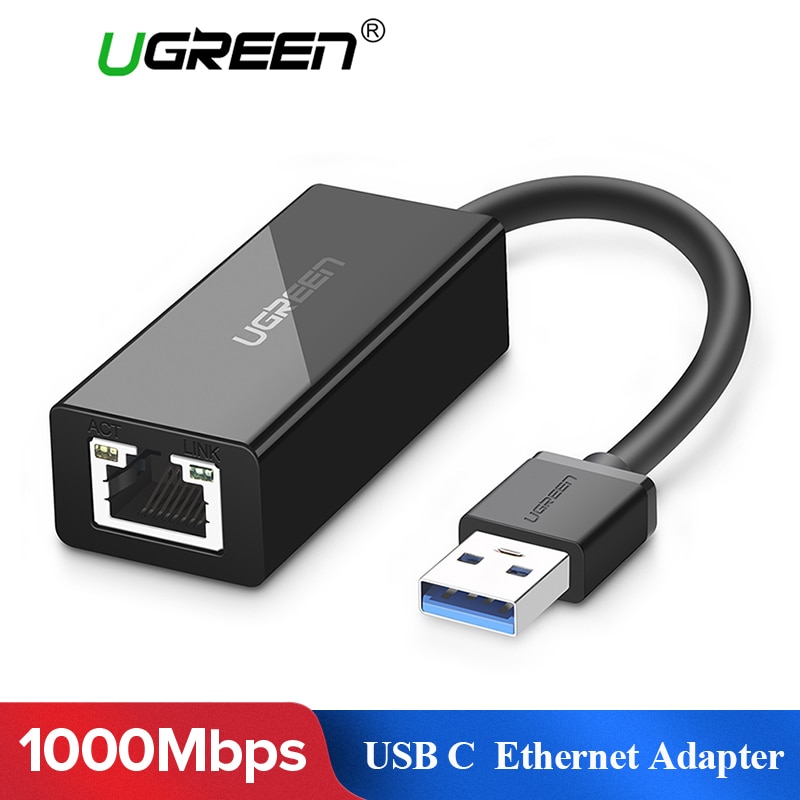 Ugreen Đầu Chuyển Đổi Usb 3.0 Sang RJ45 Lan Cho Windows10 Xiaomi Mi Box 3 / S