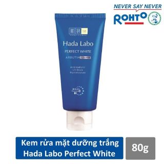 Hada labo perfect white arbutin cleanser – kem rửa mặt hada labo trắng hoàn hảo