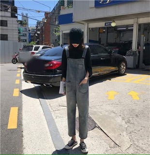 [ORDER] - Quần yếm jean dài form rộng 😍🤤