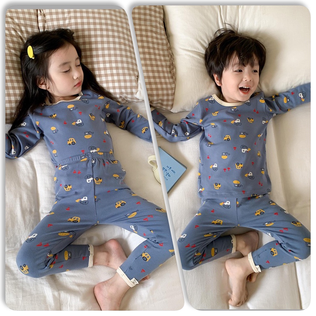 [Link 5 AmbbKids] Bộ Đồ Dài Tay Thu Đông Ambb Kids Cho Bé Trai Bé Gái [Có sẵn] 2022