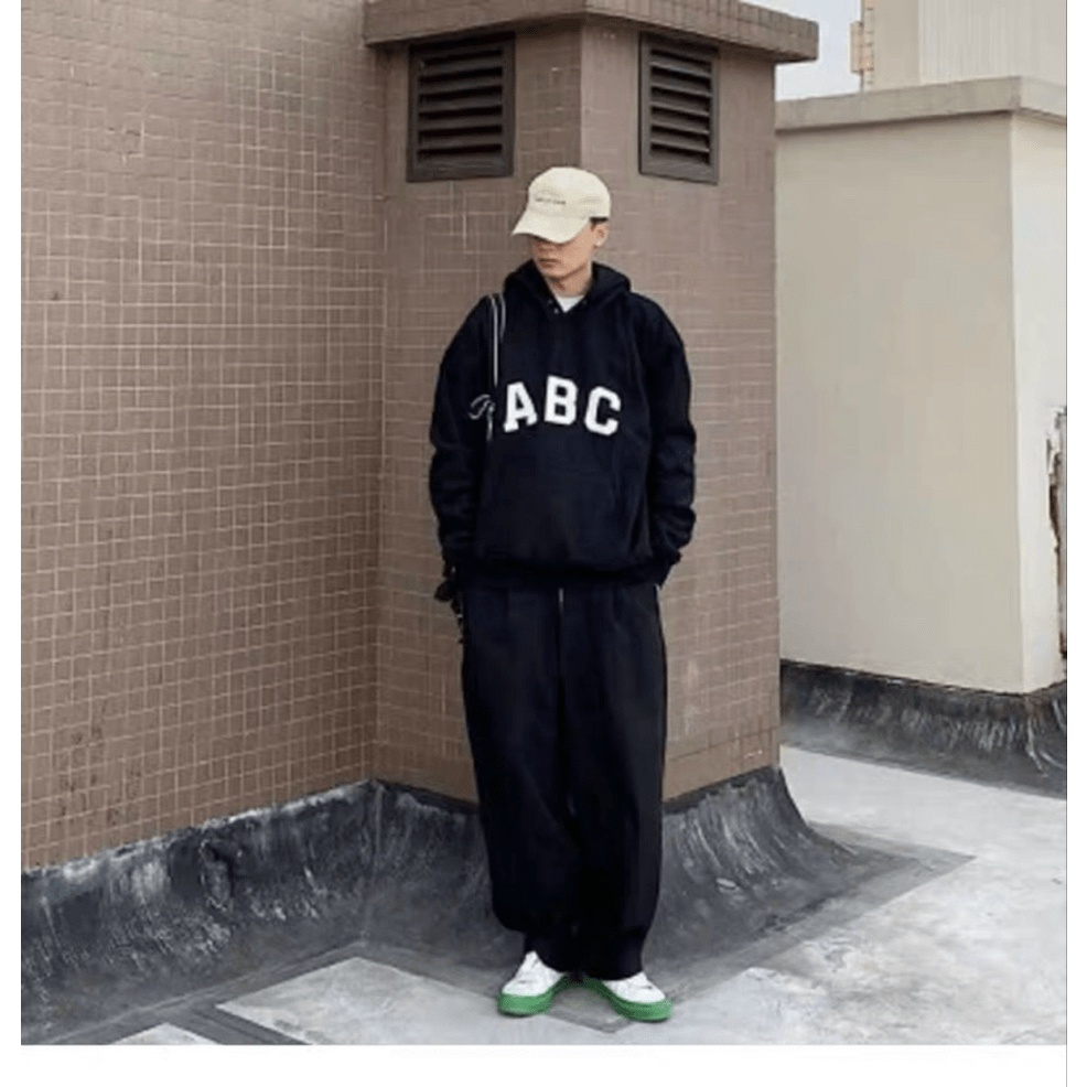(HCM) ÁO KHOÁC NỈ HODDIES TRÙM ĐẦU - LOGO ABC CỰC HOT , THỜI TRANG UNISEX DÀNH CHO NAM NỮ MỚI NHẤT HIỆN NAY