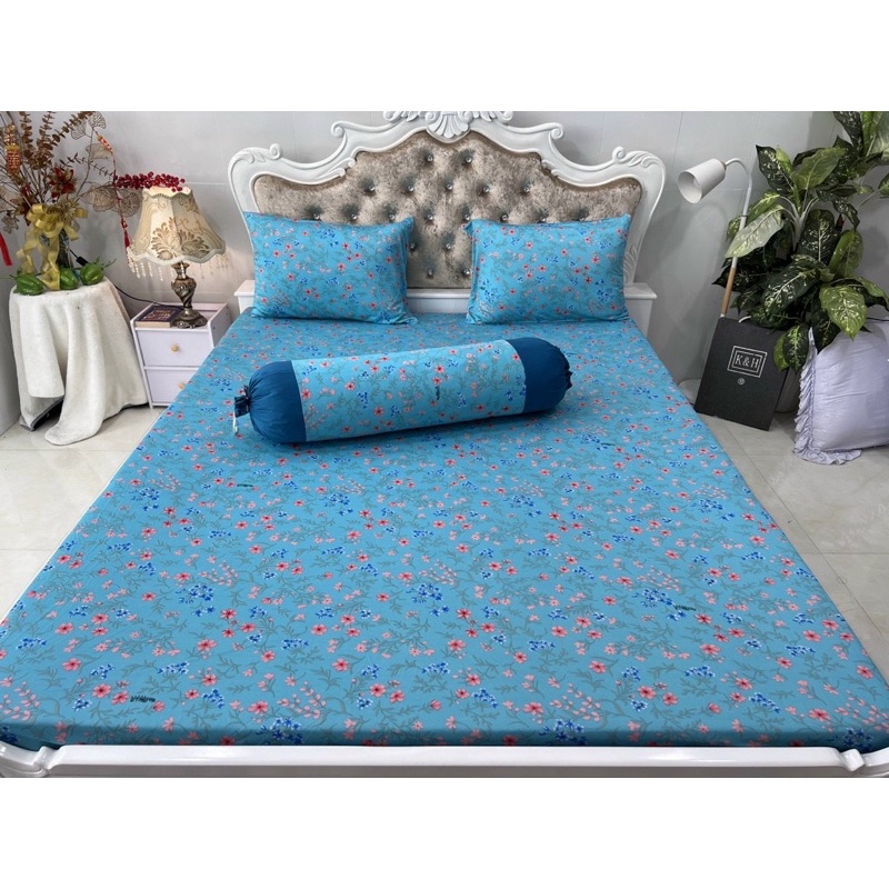 Drap thun hàn quốc mẫu hoa nhí 6 màu siêu xinh