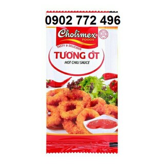 100 gói tương cà ớt Cholimex gói nhỏ 10gr