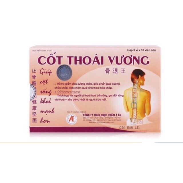 Cốt thoái vương giảm đau nhức xương khớp tích điểm công ty 6+1 - ảnh sản phẩm 4