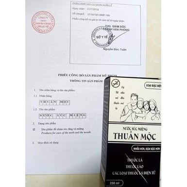 [ 100% THẢO DƯỢC] NƯỚC SÚC MIỆNG CAI THUỐC LÁ - THUỐC LÀO THUẦN MỘC THANH MỘC HƯƠNG