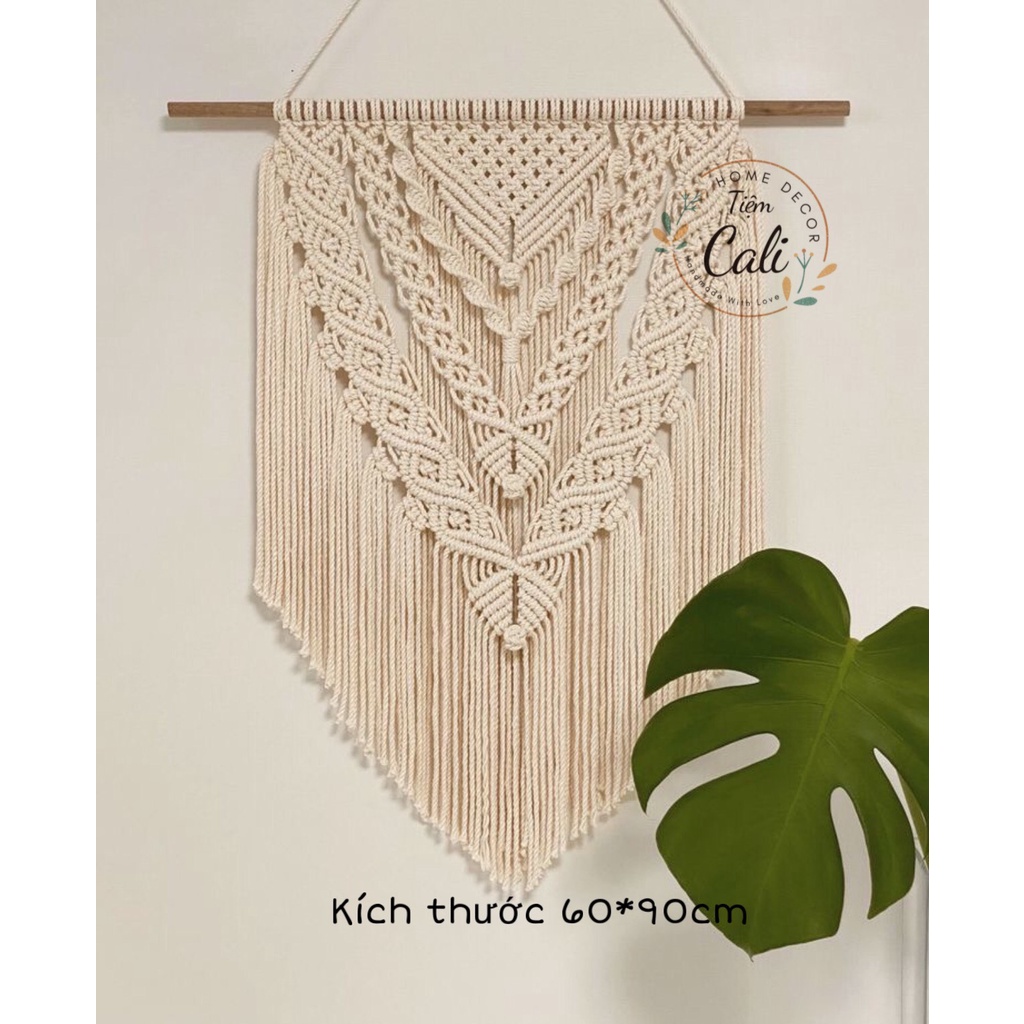 Mành treo macrame kích thước 60*85cm